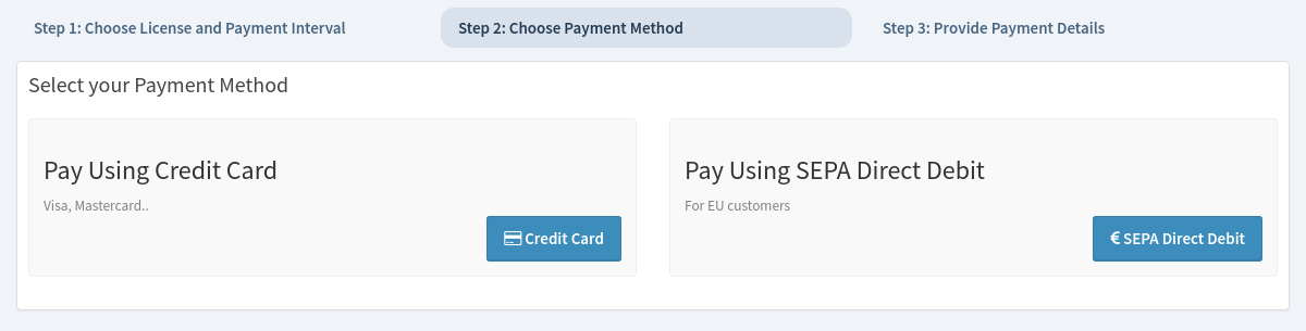 Select Payment
