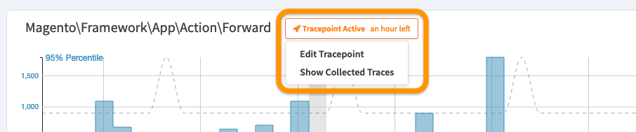 active tracepoint available options