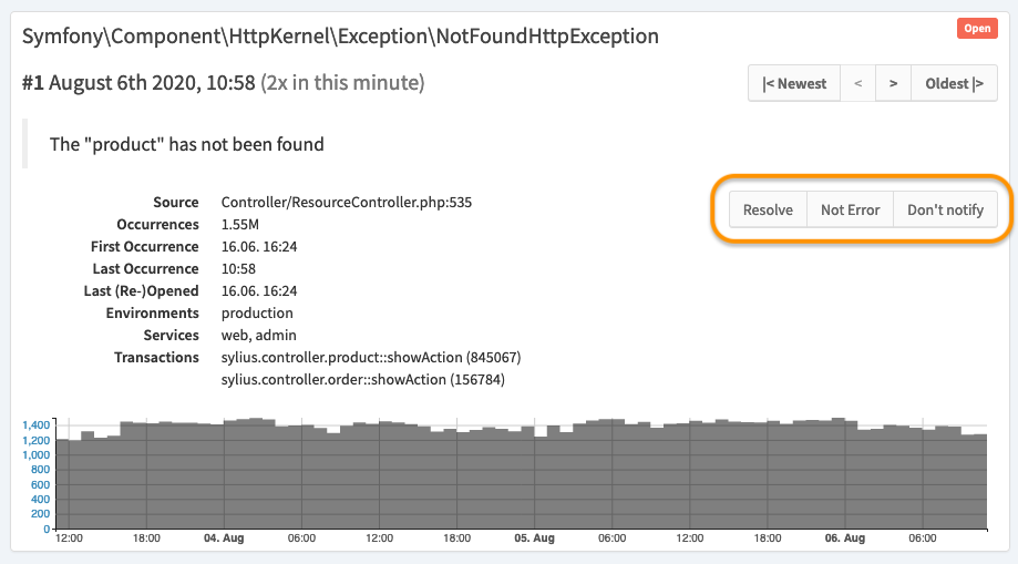 Error & Exception Tracking – Tideways