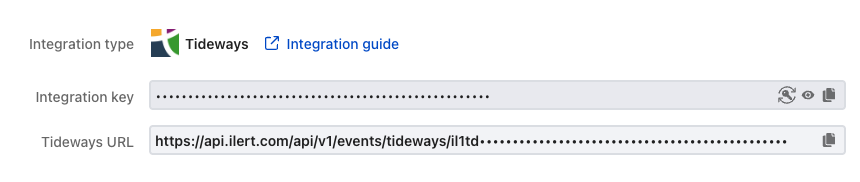 ilert tideways url